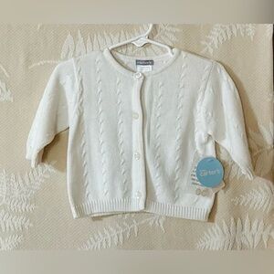 Carter's Baby Girl Size 6 Months Button Cardigan